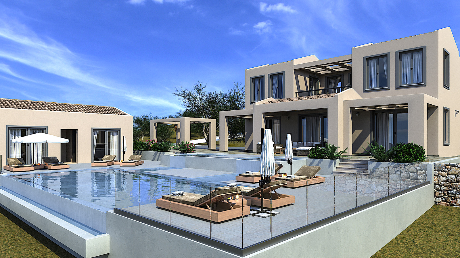 Two storey three bedroom house in Mousata